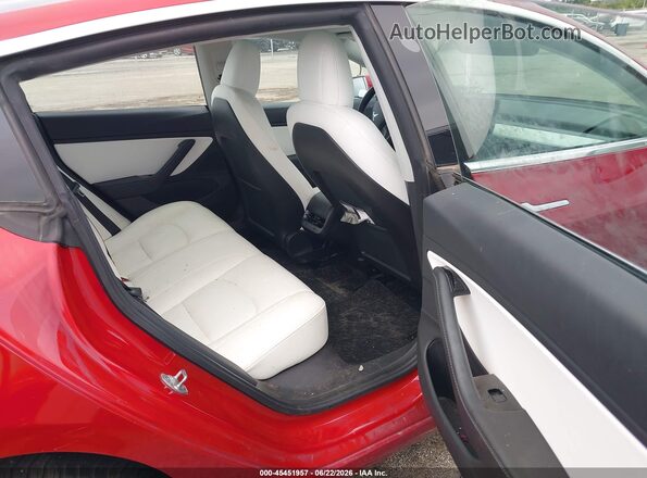5YJ3E1EBXLF668182 2020 TESLA MODEL 3 White Widok naklejki z numerem VIN