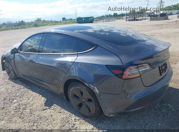 5YJ3E1EBXMF914956 2021 TESLA MODEL 3 Gray Tył lewy