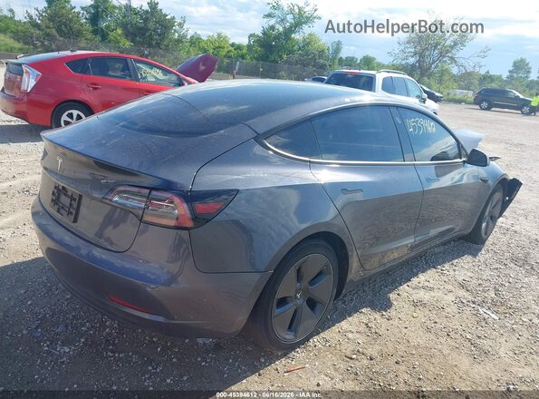 5YJ3E1EBXMF914956 2021 TESLA MODEL 3 Gray Tył prawy