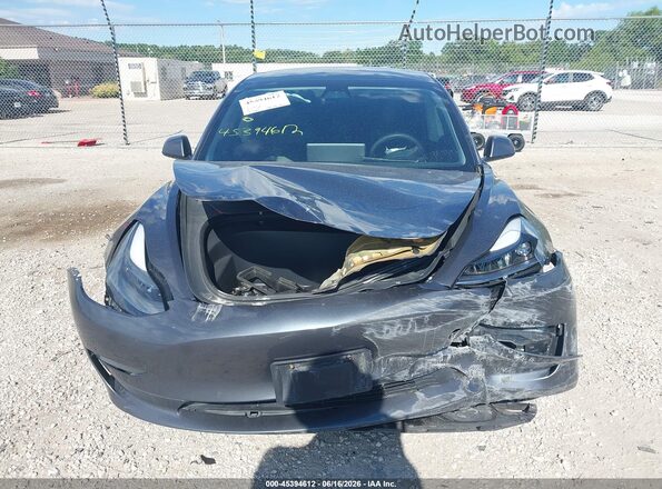 5YJ3E1EBXMF914956 2021 TESLA MODEL 3 Gray Widok z tyłu