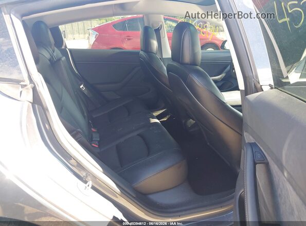 5YJ3E1EBXMF914956 2021 TESLA MODEL 3 Gray Widok naklejki z numerem VIN