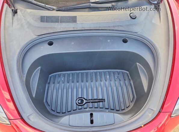 5YJ3E1EBXNF102834 2022 TESLA MODEL Red Սալոնի հետևի տեսք