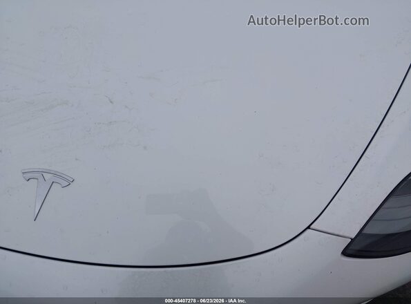 5YJ3E1EBXNF121948 2022 TESLA MODEL 3 White უკანა ხედი