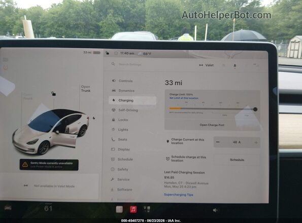 5YJ3E1EBXNF121948 2022 TESLA MODEL 3 White 