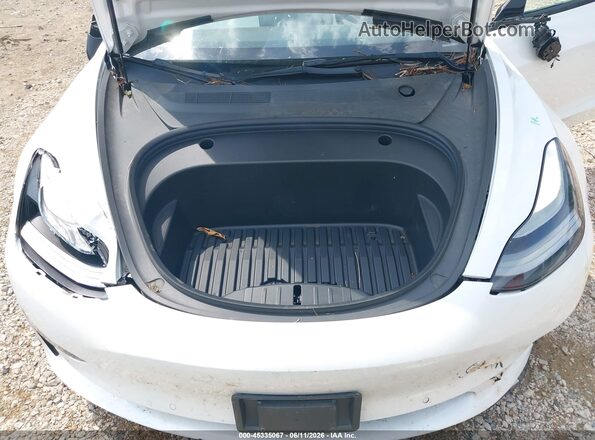 5YJ3E1EBXNF192910 2022 TESLA MODEL 3 White Rear view