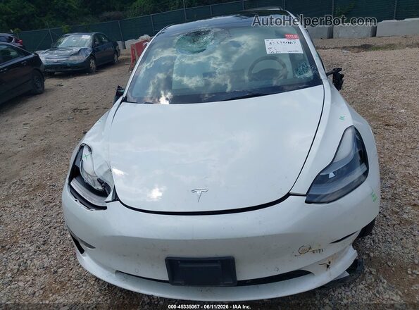 5YJ3E1EBXNF192910 2022 TESLA MODEL 3 White Front view