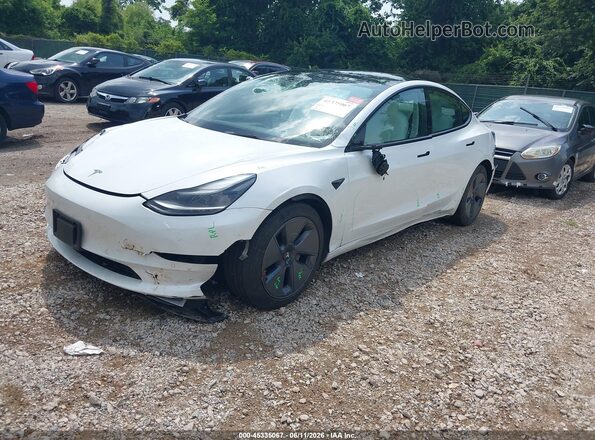 5YJ3E1EBXNF192910 2022 TESLA MODEL 3 White Front left