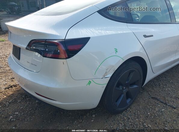 5YJ3E1EBXNF192910 2022 TESLA MODEL 3 White 