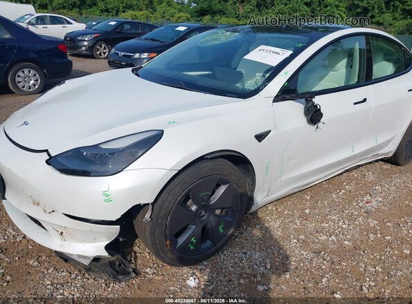 5YJ3E1EBXNF192910 2022 TESLA MODEL 3 White 