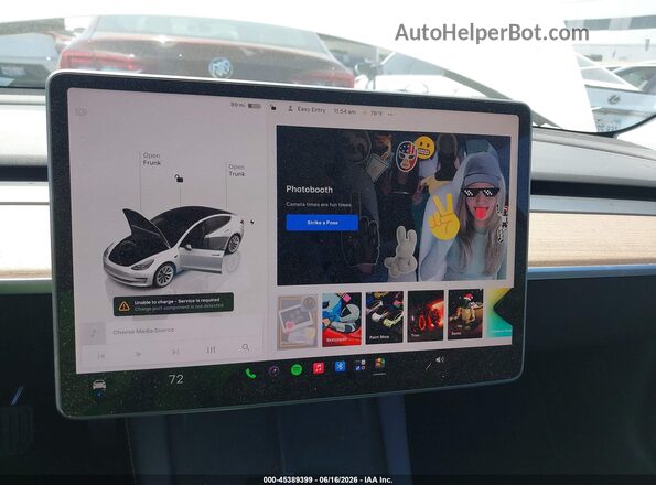 5YJ3E1EBXNF246660 2022 TESLA MODEL 3 White 