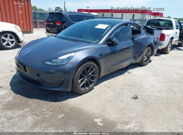 5YJ3E1EBXNF263149 2022 TESLA MODEL 3 Gray Front left