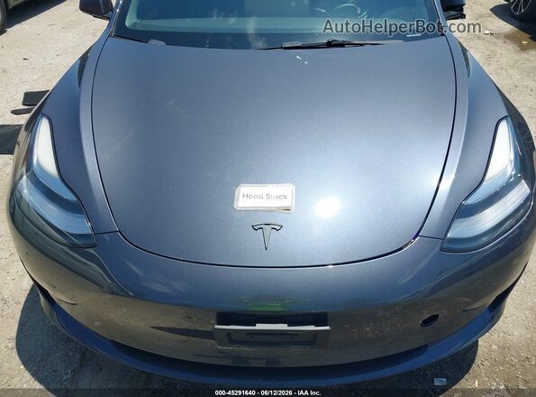 5YJ3E1EBXNF263149 2022 TESLA MODEL 3 Gray Rear view