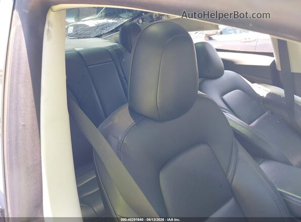 5YJ3E1EBXNF263149 2022 TESLA MODEL 3 Gray VIN sticker view