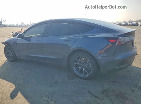 5YJ3E1EBXPF387876 2023 TESLA MODEL Серый Задняя левая четверть