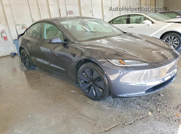 5YJ3E1EBXSF055168 2025 TESLA MODEL Gray წინა მარჯვენა