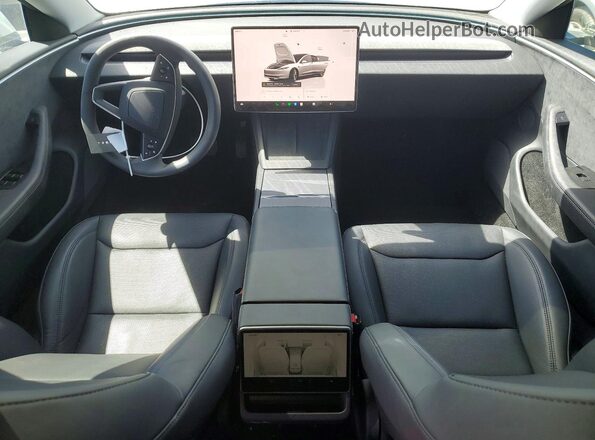 5YJ3E1EBXSF943189 2025 TESLA MODEL White წინა პანელის ხედი