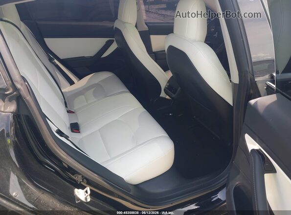 5YJ3E1EC0LF603477 2020 TESLA MODEL 3 Black Widok naklejki z numerem VIN