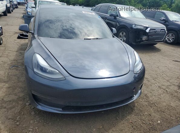 5YJ3E1EC0MF093116 2021 TESLA MODEL Gray Դիմացի տեսք
