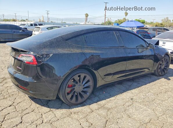 5YJ3E1EC1MF984659 2021 TESLA MODEL Black Trasero derecho