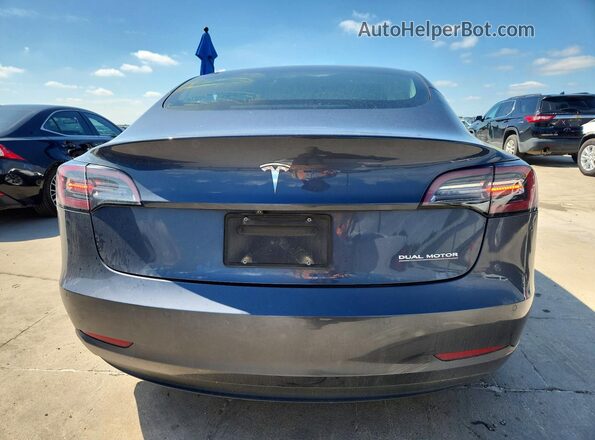 5YJ3E1EC2LF627148 2020 TESLA MODEL Серый Вид сзади