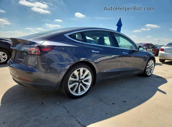 5YJ3E1EC2LF627148 2020 TESLA MODEL Серый Задняя правая четверть