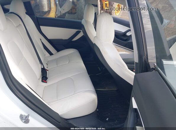 5YJ3E1EC2LF784243 2020 TESLA MODEL 3 White VIN կոդի պիտակի տեսք
