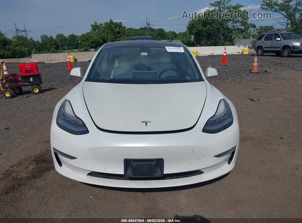 5YJ3E1EC2LF784243 2020 TESLA MODEL 3 White Սարքավորումների վահանակի տեսք
