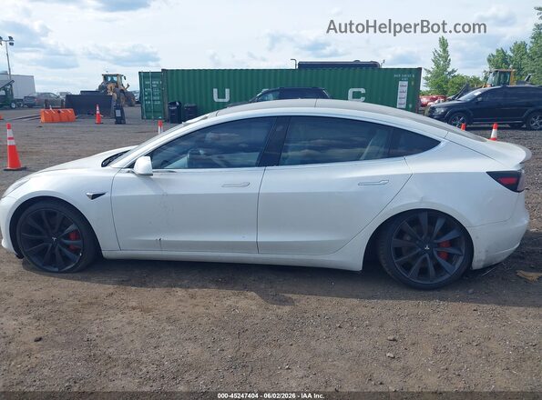 5YJ3E1EC2LF784243 2020 TESLA MODEL 3 White Սալոնի 360 աստիճան տեսք