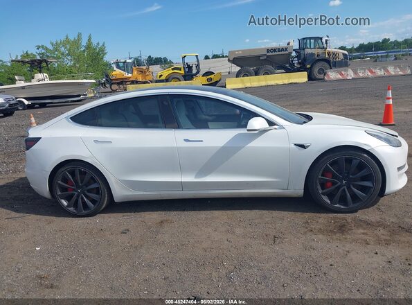 5YJ3E1EC2LF784243 2020 TESLA MODEL 3 White Սալոնի հետևի տեսք