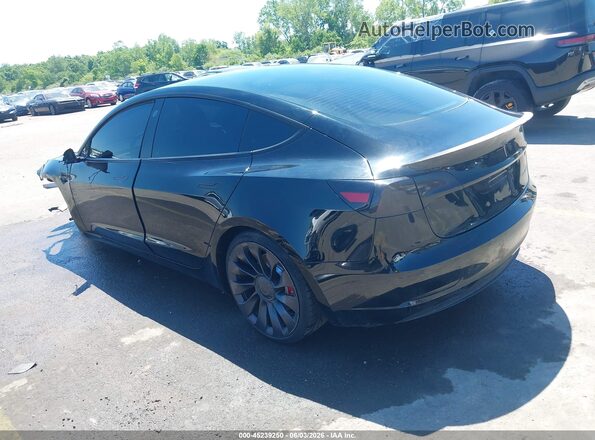 5YJ3E1EC2MF991779 2021 TESLA MODEL 3 Black Trasero izquierdo