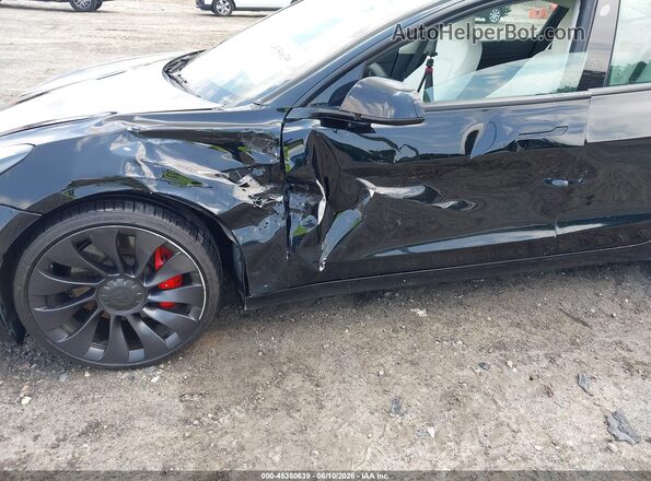 5YJ3E1EC2NF233071 2022 TESLA MODEL 3 Black Front view