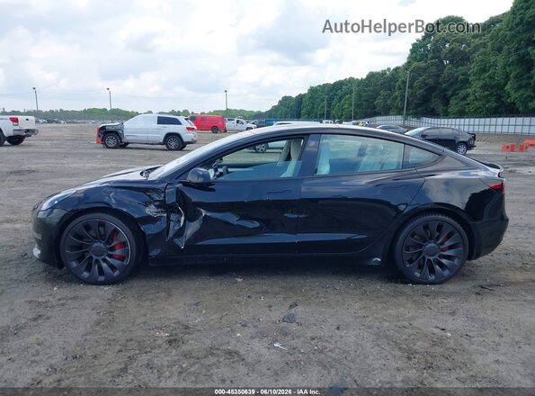 5YJ3E1EC2NF233071 2022 TESLA MODEL 3 Black 360 interior view