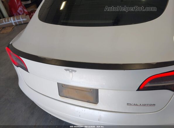 5YJ3E1EC2NF312563 2022 TESLA MODEL 3 White 