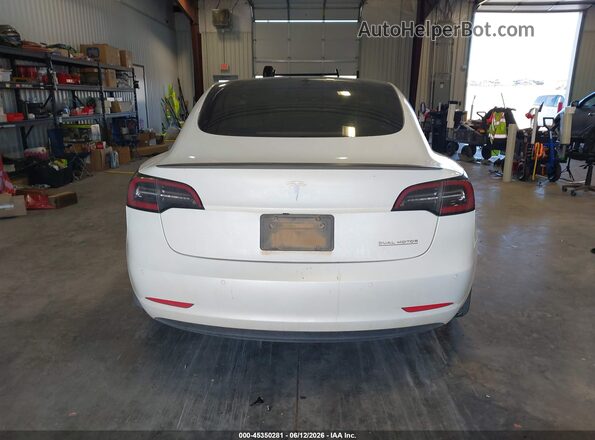 5YJ3E1EC2NF312563 2022 TESLA MODEL 3 White 