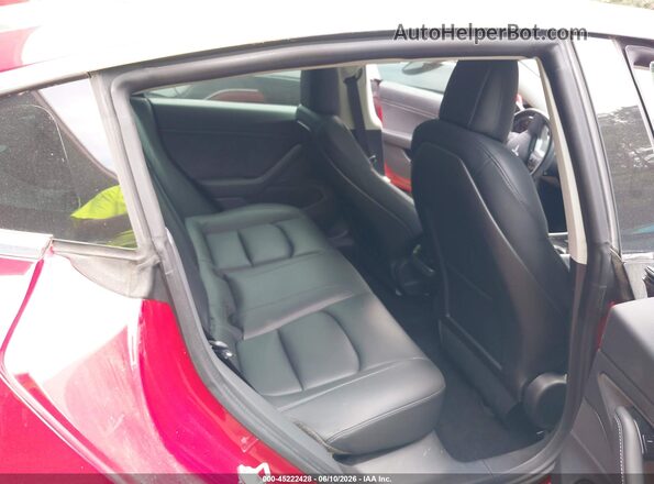 5YJ3E1EC3LF641074 2020 TESLA MODEL 3 Red Vista de la etiqueta del VIN