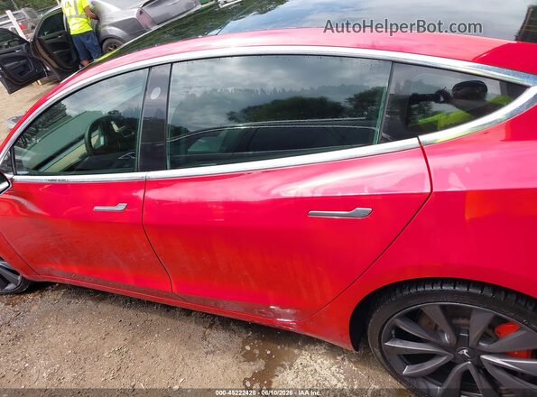 5YJ3E1EC3LF641074 2020 TESLA MODEL 3 Red Vista interior de 360 grados