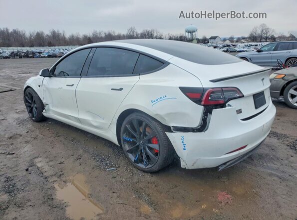 5YJ3E1EC3LF642080 2020 TESLA MODEL White უკანა მარცხენა