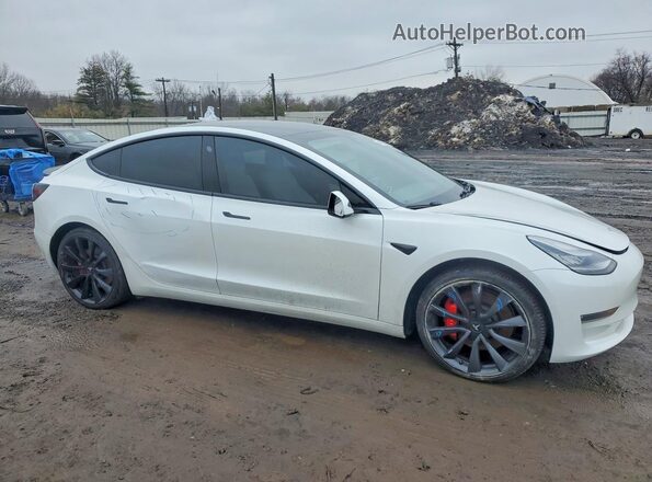 5YJ3E1EC3LF642080 2020 TESLA MODEL White წინა მარჯვენა