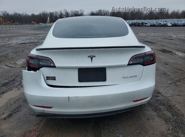 5YJ3E1EC3LF642080 2020 TESLA MODEL White უკანა ხედი