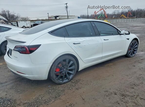 5YJ3E1EC3LF642080 2020 TESLA MODEL White უკანა მარჯვენა