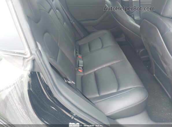 5YJ3E1EC3LF713147 2020 TESLA MODEL 3 Black VIN კოდის სტიკერის ხედი
