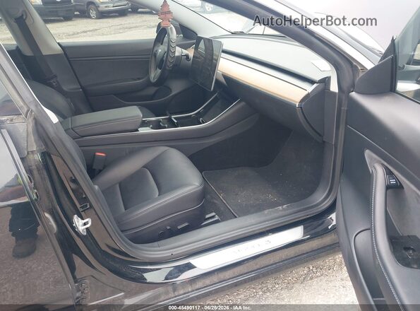 5YJ3E1EC3LF713147 2020 TESLA MODEL 3 Black წინა სალონის ხედი