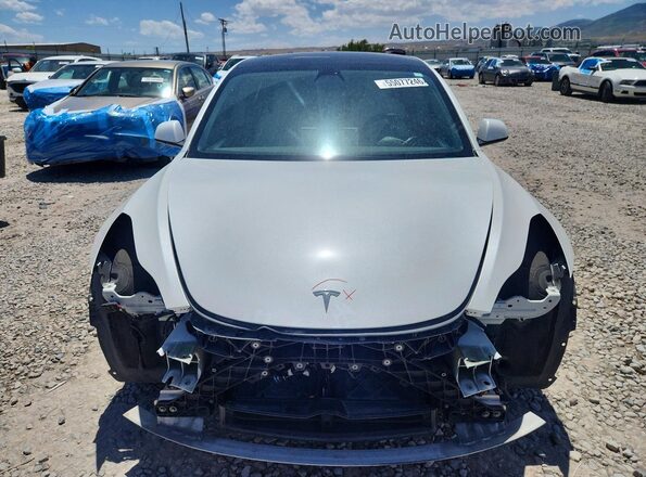 5YJ3E1EC3MF059669 2021 TESLA MODEL White Front view