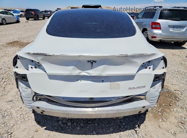 5YJ3E1EC3MF059669 2021 TESLA MODEL White Rear view