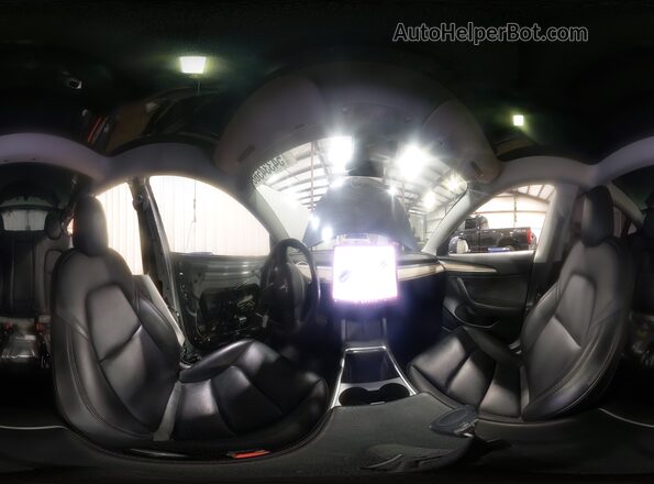 5YJ3E1EC3NF114557 2022 TESLA MODEL Gray Панорамний вид салону 360°