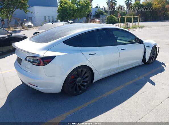5YJ3E1EC3NF344146 2022 TESLA MODEL 3 White Tył prawy