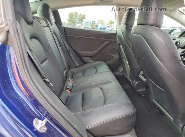 5YJ3E1EC3NF359133 2022 TESLA MODEL Blue Հետևի նստատեղերի տեսք