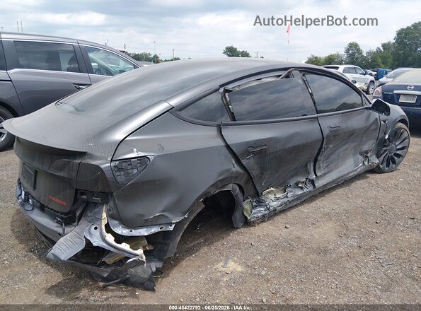 5YJ3E1EC3PF493336 2023 TESLA MODEL 3 Черный Вид спереди