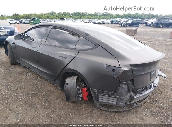 5YJ3E1EC3PF493336 2023 TESLA MODEL 3 Черный Задняя левая четверть