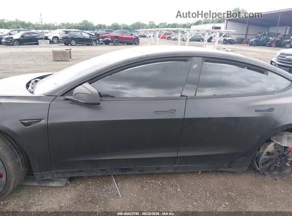 5YJ3E1EC3PF493336 2023 TESLA MODEL 3 Черный Вид задней части салона